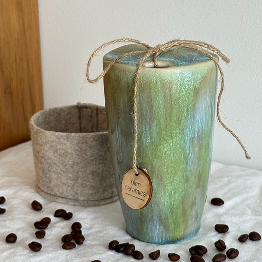 kubki Ceramiczny kubek podróżny 400ml