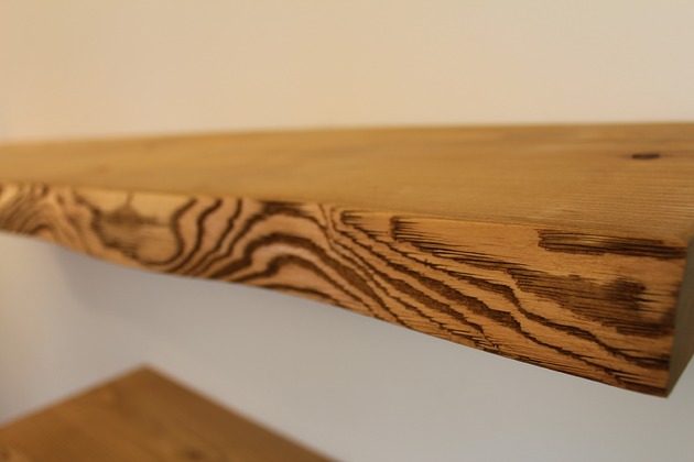 półki Półka ścienna z żywą krawędzią grubość 38 mm