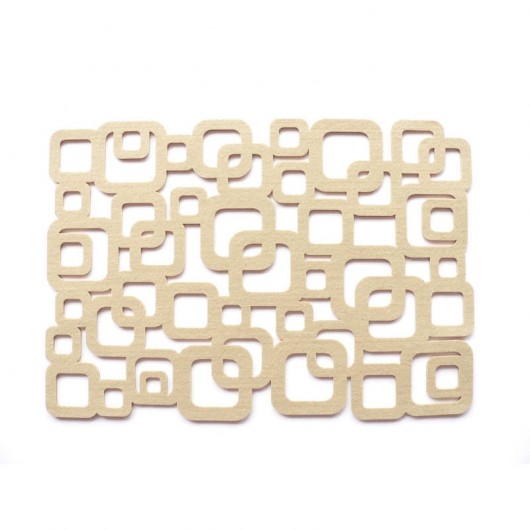 CUBE kpl.4 prostokątnych podkładek BOOGIE design