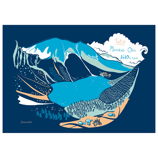 plakaty Plakat Tatry Morskie Oko Panorama