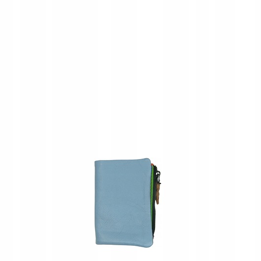 portfele damskie Portfel damski mały skórzany na prezent miejsce na banknoty monety OLIVKA