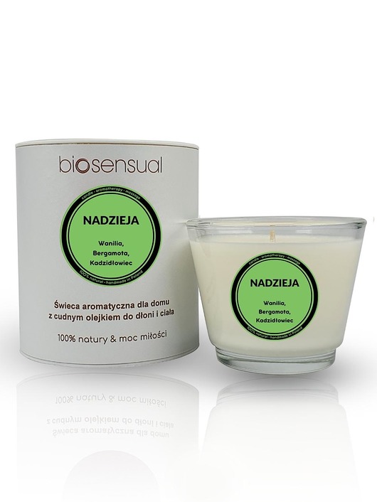 świece zapachowe Świeca do masażu i aromaterapii NADZIEJA 80g
