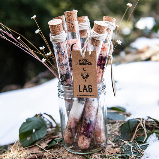 świeczniki i świece Sól do kąpieli w fiolce - LAS