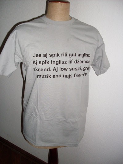 jes i spik rili gut ingisz ruda klara