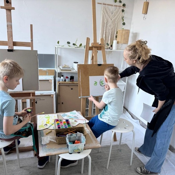 Warsztaty malarskie dla dzieci, które czują trochę więcej., Marta Iwanowska Art DIY