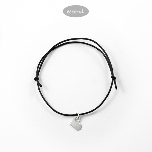 Bransoletka LOVE YOU LONG TIME - srebro COCONUT