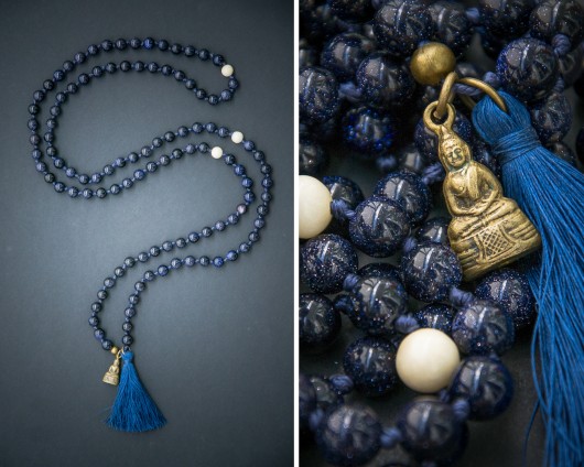 MANTRA MALA /// naszyjnik bransoleta z BUDDĄ NOMAD ACCESSORIES