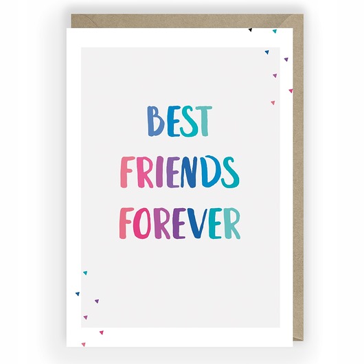 Kartka  Best Friends Forever kartka przyjaźni Cardie