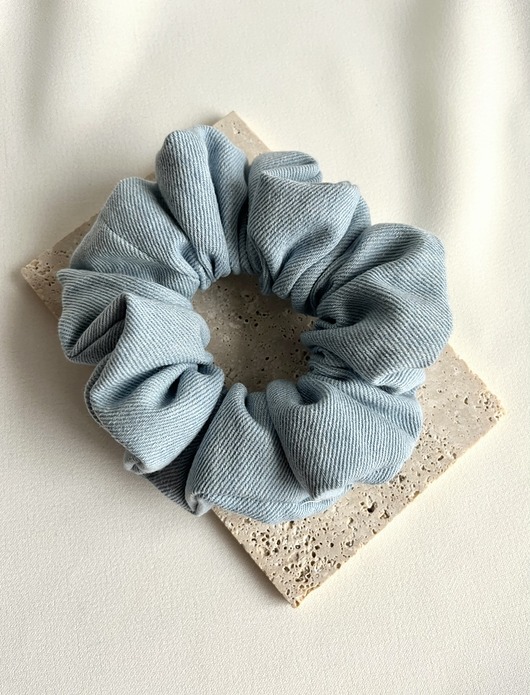 gumki do włosów Jeansowa gumka do włosów Blue Jeans