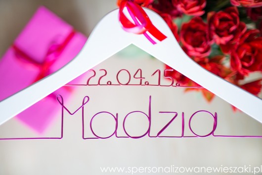 Spersonalizowany wieszak z imieniem DWA RZĘDY Spersonalizowane Wieszaki