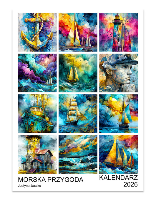 kalendarze i plannery Kalendarz 2026 Morska Przygoda 15x21 cm