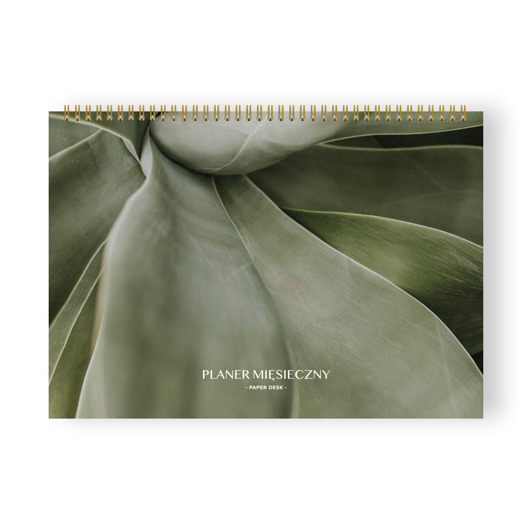 kalendarze i plannery Planer miesięczny A4 na spirali Growth