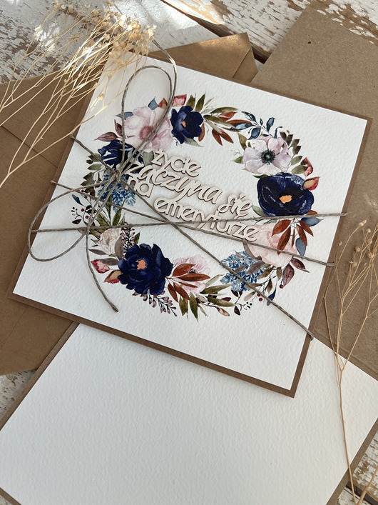 kartki scrapbooking Kartka ręcznie robiona z okazji przejścia na emeryturę