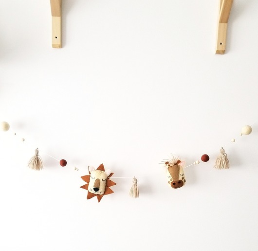 Girlanda Safari Marmys Felt Studio