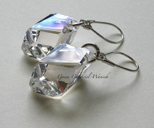 kryształ Swarovski i srebro. Gosia Chruściel-Waniek