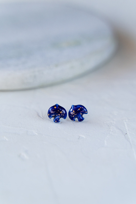 kolczyki ceramiczne Kolczyki porcelanowe DOVE