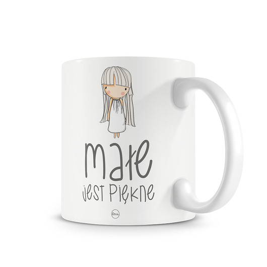 kubek. małe jest piękne Love Life and Forest