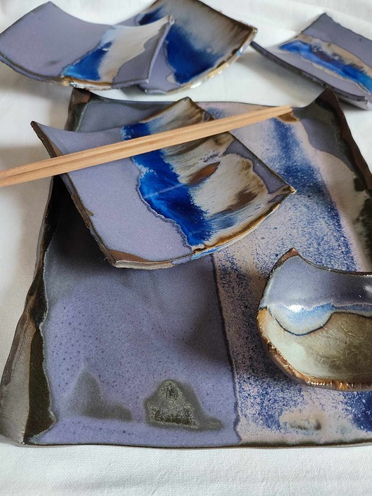 patery i talerze Zestaw do Sushi dla 4 osób