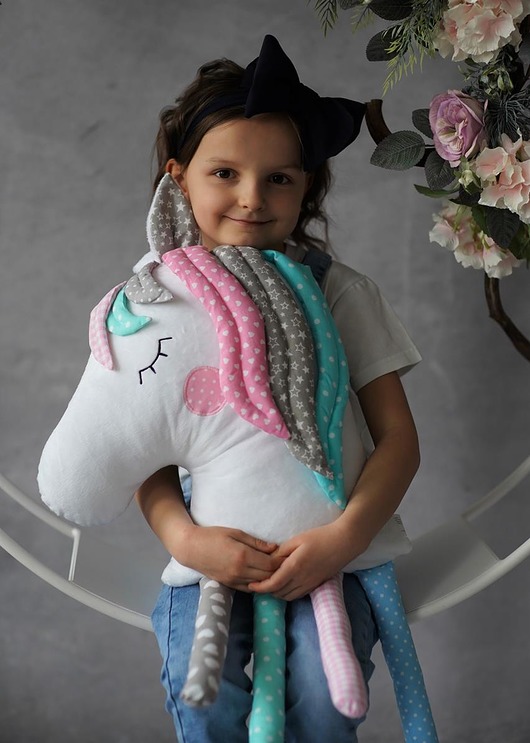 Poduszka dziecięca koń z grzywą Atelier Malego Designu