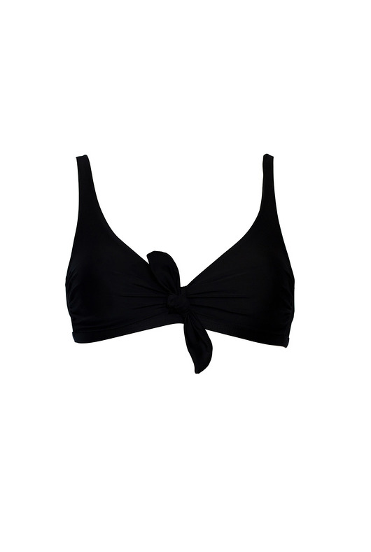 stroje kąpielowe i kostiumy kąpielowe damskie TROPIKO SWIMWEAR - PORTOFINO TOP BIKINI czarny