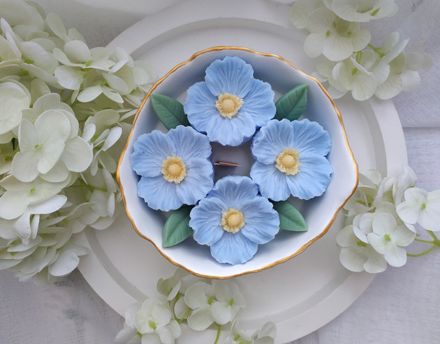 świeczniki i świece Świeca sojowa wiosenne kwiaty