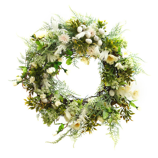 Wielkanocny wiosenny wianek dekoracyjny Flovers