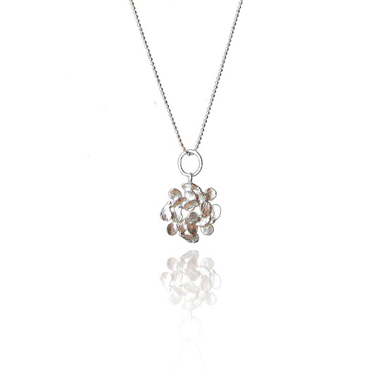 Grafitowy wianuszek z płatków KOS jewellery