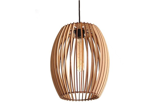 Lampa Barrel skandynawska Woody Home