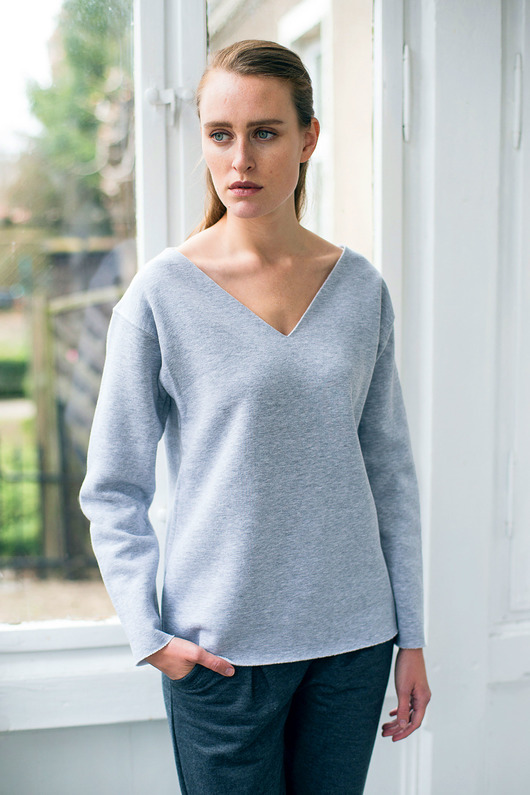 VELVET GREY Bluza Oversize GAU great as You