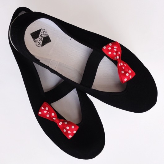Czerwona polka dot Czarna Biedronka
