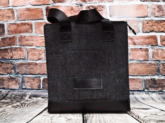 Torba filcowa work.XL ciemny filc playworkcreate