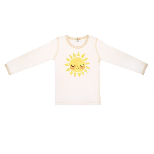 t-shirty dla dziewczynki T-shirt dziecięcy z słońcem