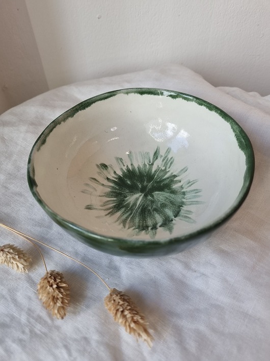 miski i misy Miska ręcznie malowana - WIOSENNY stół