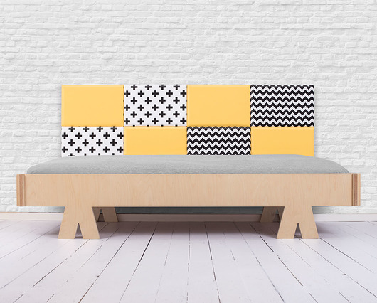 łóżka Zagłówek modułowy made for bed, scandi