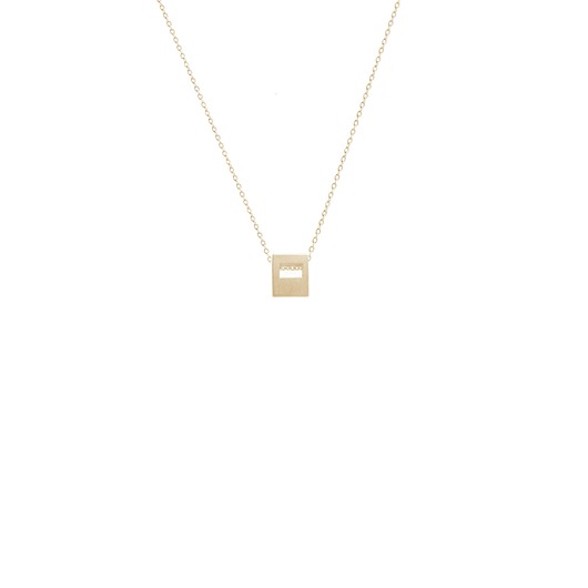 wisiory MONOLITH mini / gold necklace