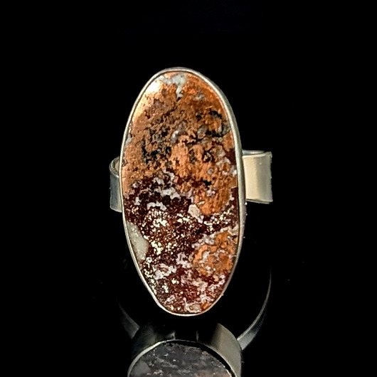 pierścionki srebrne Pierścionek silver & copper