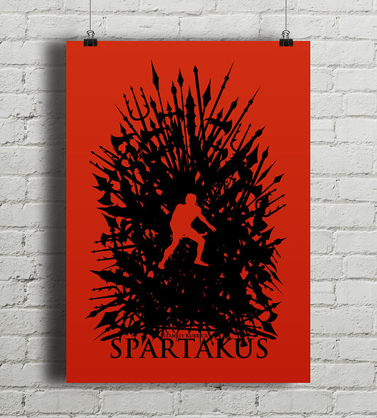 Plakat Spartakus  minimalmill