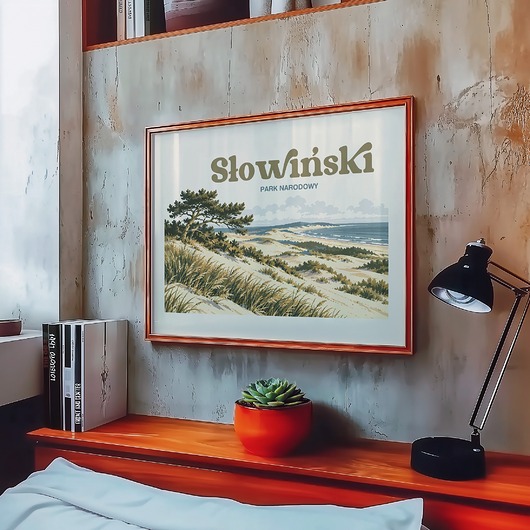 plakaty Plakat Słowiński Park Narodowy - Druk Pigmentowy