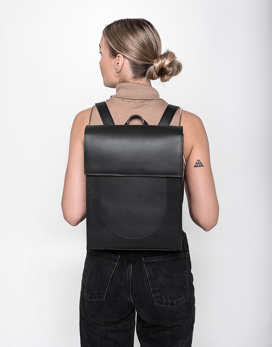 plecaki Kula - skórzany pleack na laptop