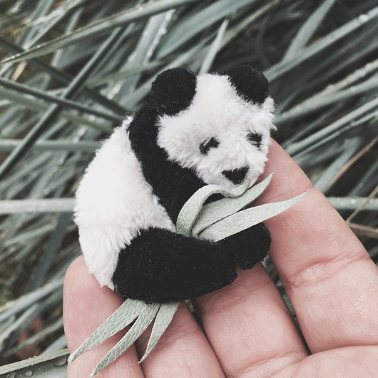 ozdoby do włosów dla dzieci spinka panda