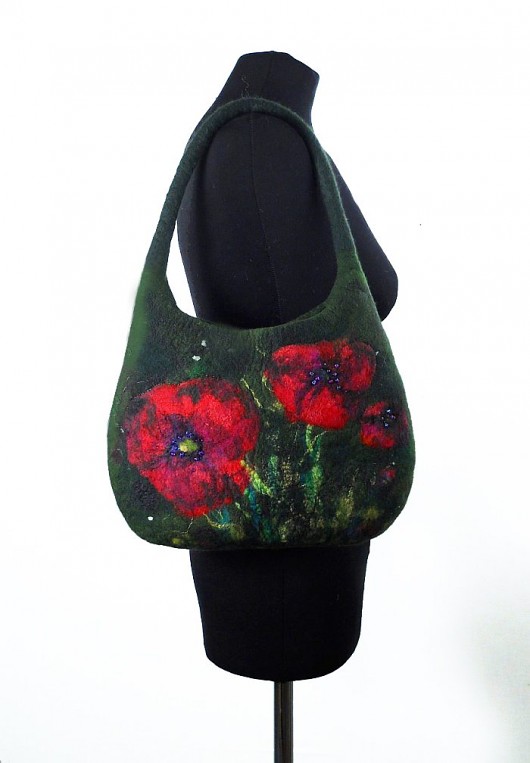 Jedwabnofilcowa Torebka: Living Bag filcant