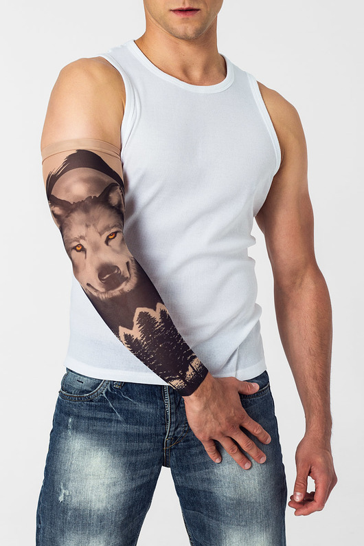 Rękawek z tatuażem INTO THE WILD (unisex) dirrtytown clothing