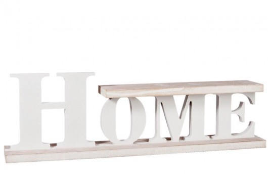 Napis HOME z półką MIA home