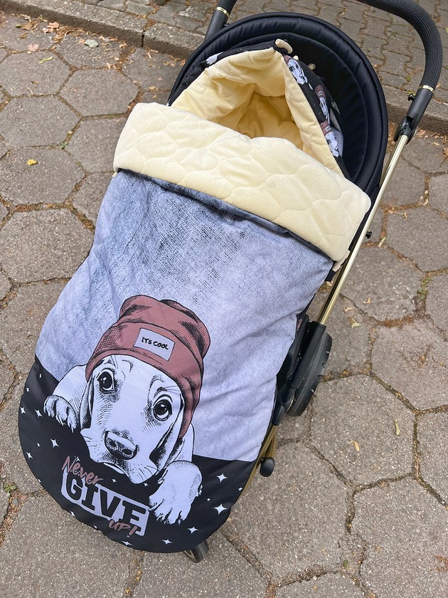 śpiwory i rożki niemowlęce Śpiworek do spacerówki "Dog"