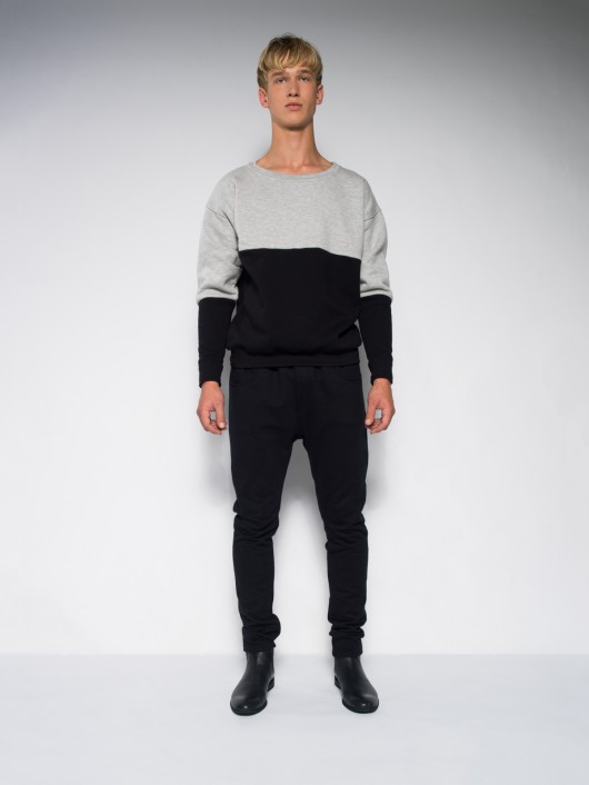 Male Monochromatic Sweatshirt - SEASON SALE Keyce
