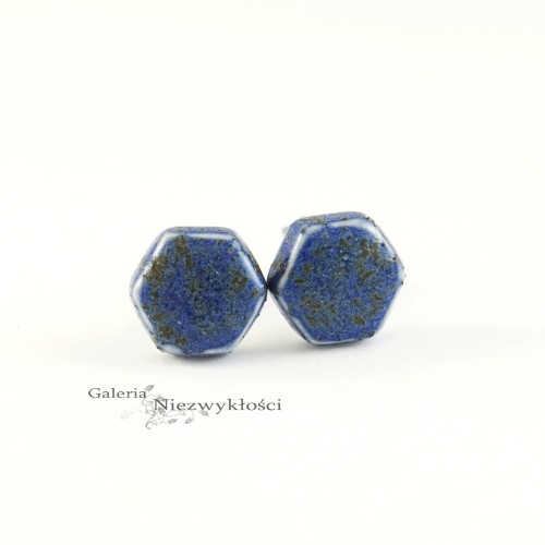 Lapis lazuli- sześciokąty Dorca
