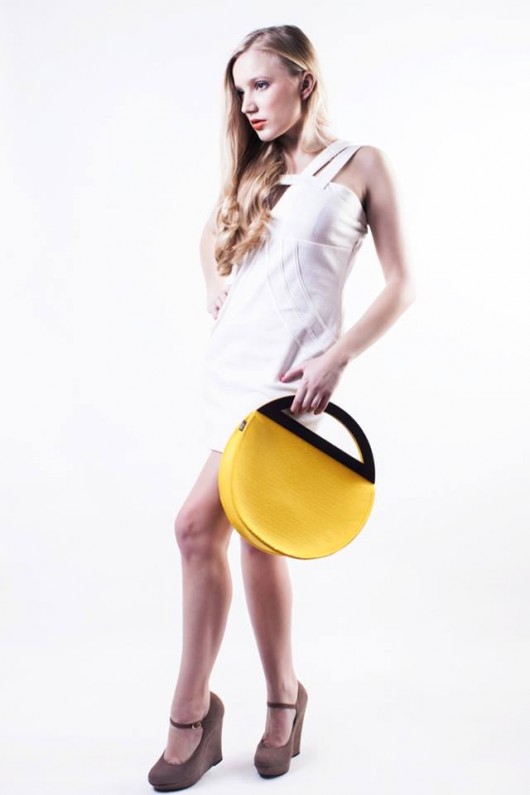 Round Yellow+pasek moo studio