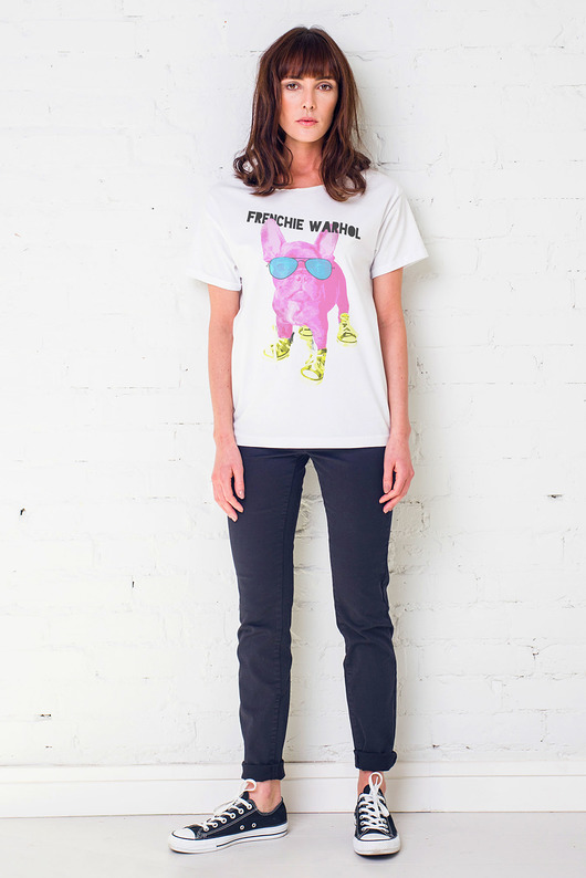 FRENCHIE WARHOL Oversize T-shirt GAU great as You