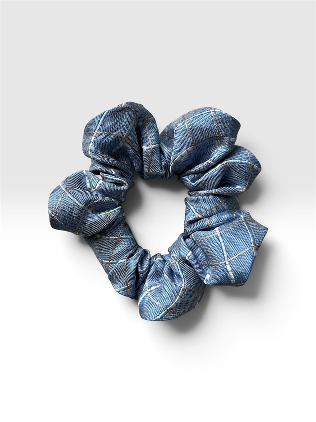 gumki do włosów Jedwabna gumka scrunchie z upcyclingu