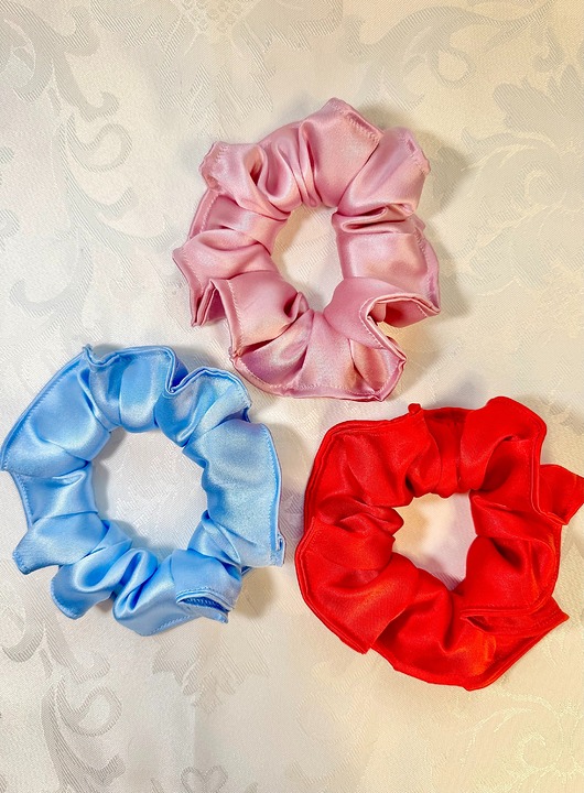 gumki do włosów Jedwabna scrunchie